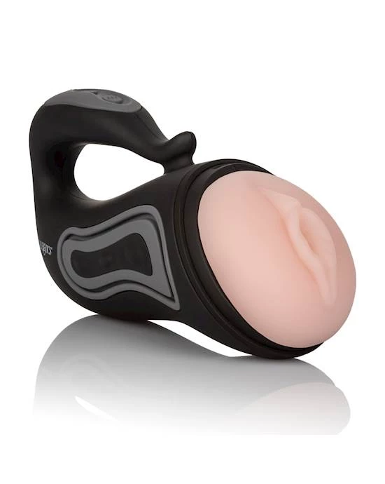 Cal Exotics Optimum Series Grip 'n' Stroke - Flesh - Image 2