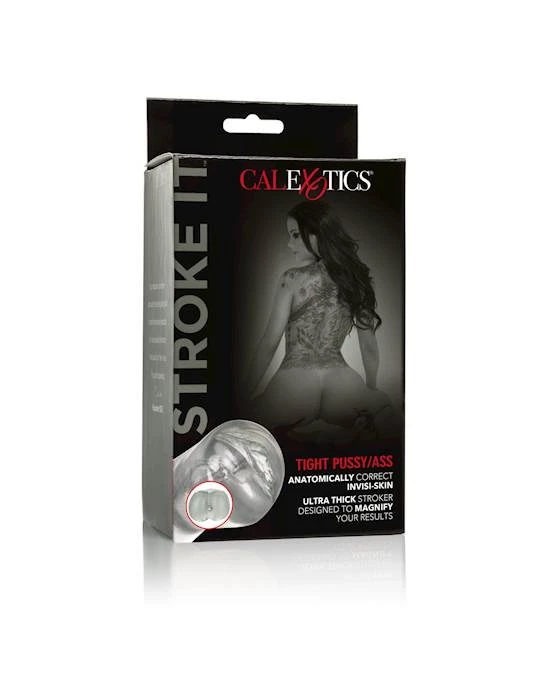 Cal Exotics Calexotics Stroke It Tight Pussy/ass - Clear - Image 5