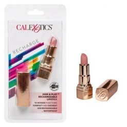 Cal Exotics Hide And Play Rechargeable Lipstick - Nude