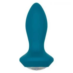 Cal Exotics Power Gem Vibrating Petite Crystal Probe - Blue - 3.7 Inch