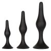 Cal Exotics Silicone Anal Starter Kit - Black - 4.5 Inch