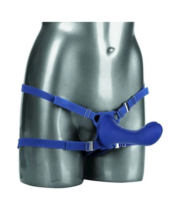 Cal Exotics Her Royal Harness Me2 Thumper - Blue - O/s - Image 3