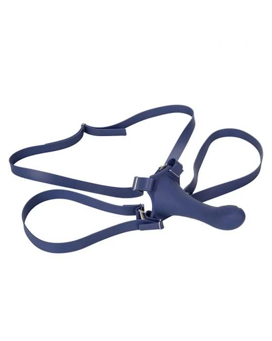 Cal Exotics Her Royal Harness Me2 Thumper - Blue - O/s