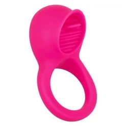 Cal Exotics Silicone Rechargeable Teasing Tongue Enhancer - Pink