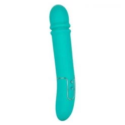 Cal Exotics Shameless Flirt Thrusting Vibrator - Blue - 10 Inch