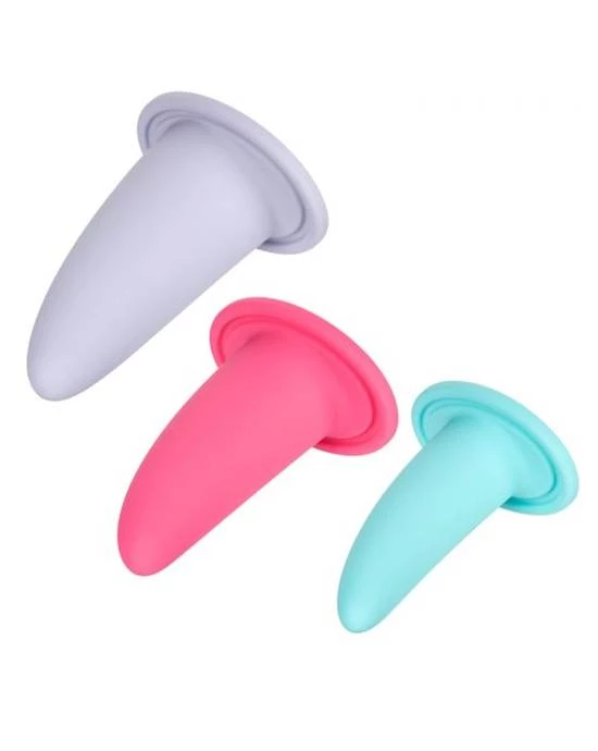 Cal Exotics She-ology Advanced 3-piece Wearable Vaginal Dilator Set - Multi - Image 3