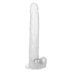 Cal Exotics Size Queen Dildo - Clear - 12 Inch