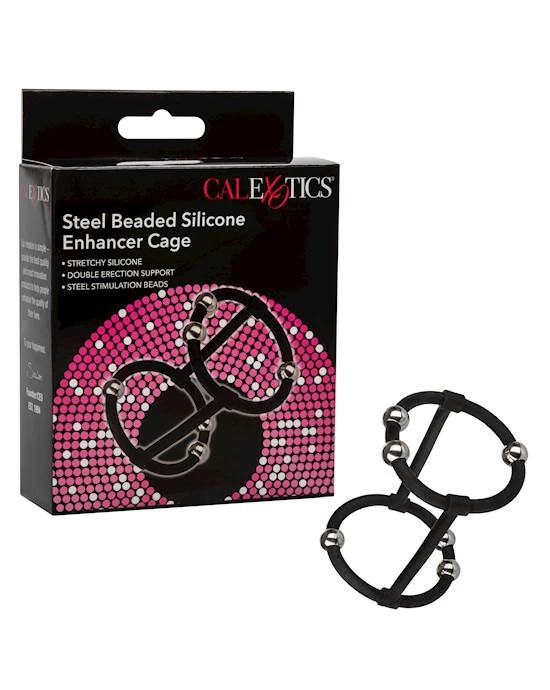 Cal Exotics Steel Beaded Silicone Enhancer Cage