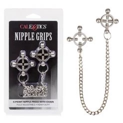 Cal Exotics Nipple Grips - 4-point Nipple Press With Chain