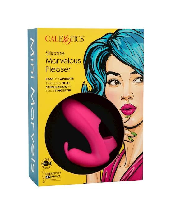 Cal Exotics Mini Marvels Silicone Marvelous Pleaser - Image 3