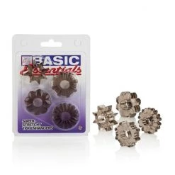 Cal Exotics Basic Essentials Set Of 4 Rings - Grey
