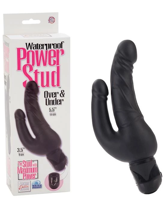Cal Exotics Waterproof Power Stud Over & Under Double Penetrator - Image 4