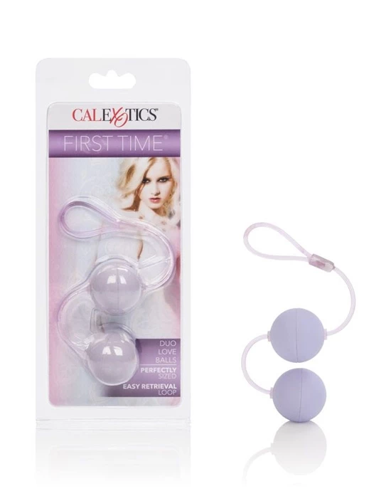 Cal Exotics First Time Love Balls Duo Lover - Purple