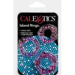 Cal Exotics Silicone Island Rings - Purple